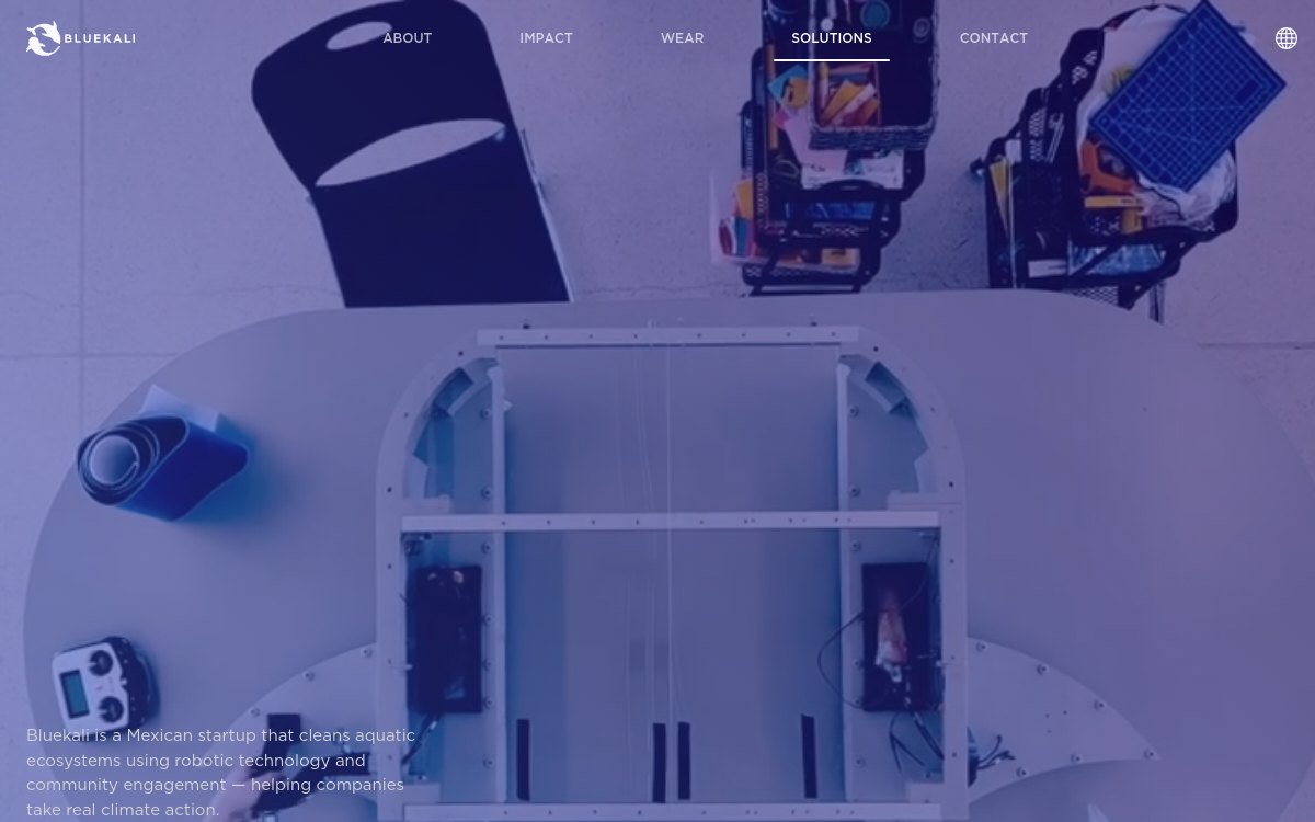 Sitio web de Bluekali