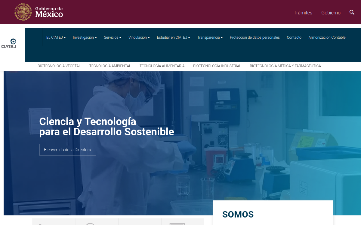 Sitio web de CIATEJ