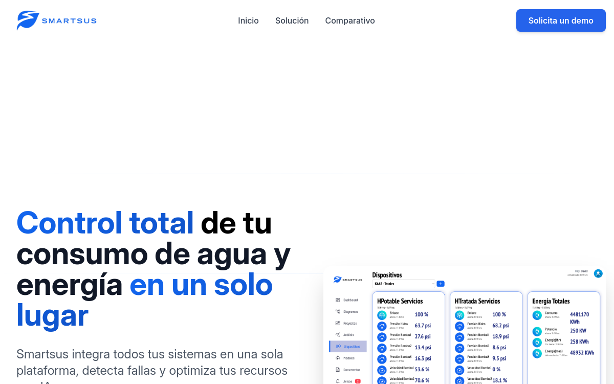 Sitio web de Smartsus